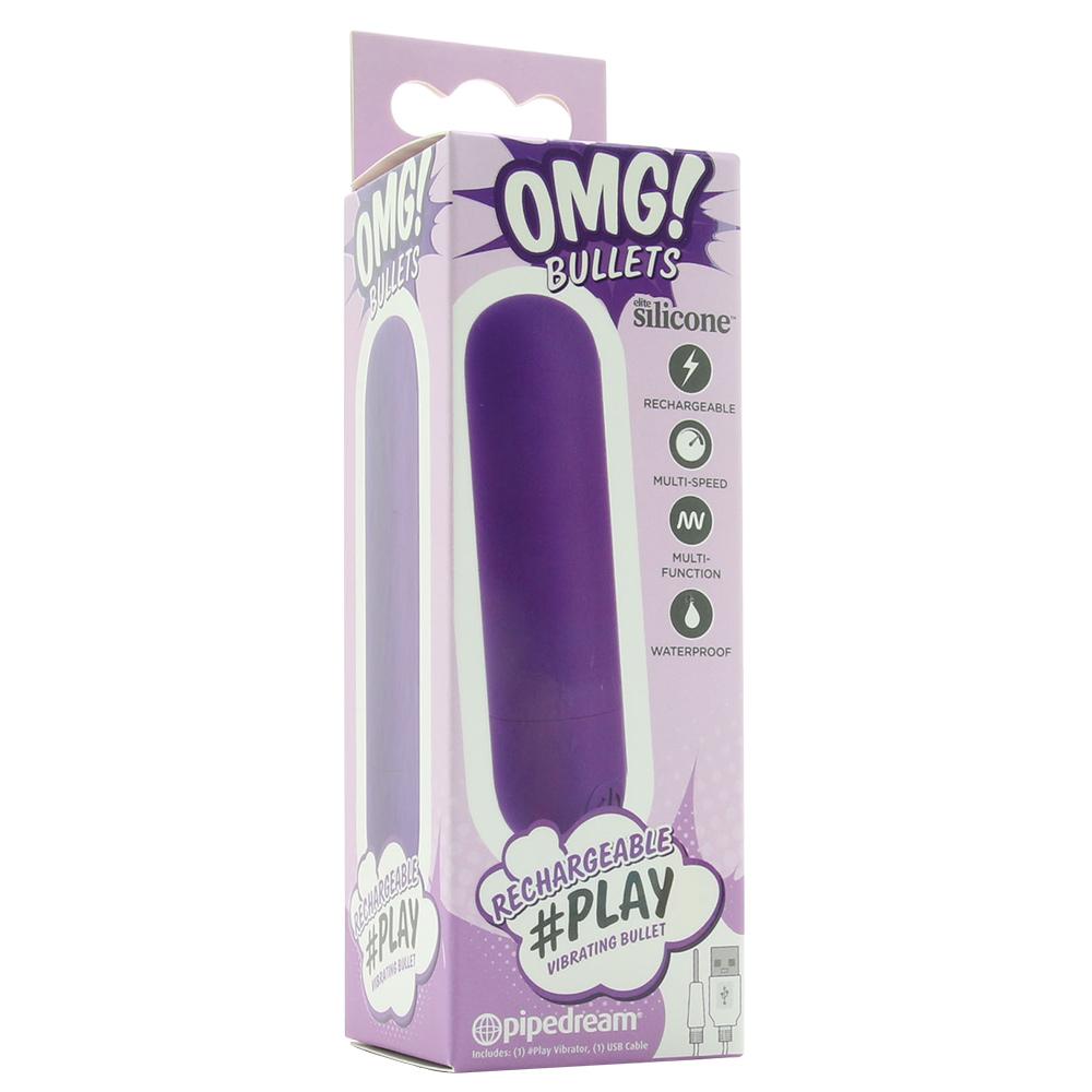 OMG! #PLAY Rechargeable Bullet Vibe in Purple