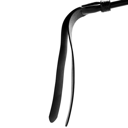 Pain Heavy Duty Double Tailed Whip Flogger in Black