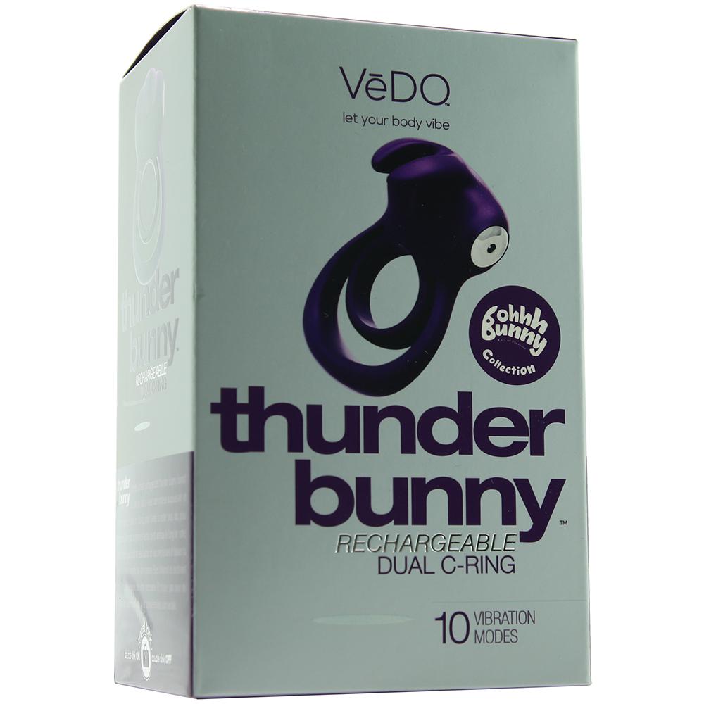 Thunder Bunny Rechargeable Dual C-Ring in Purple