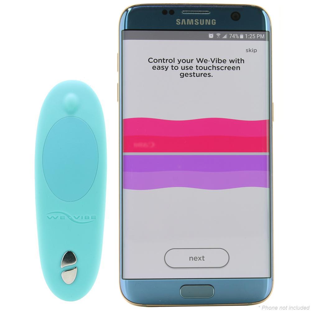 We-Vibe Moxie Wearable Clitoral Vibrator in Aqua