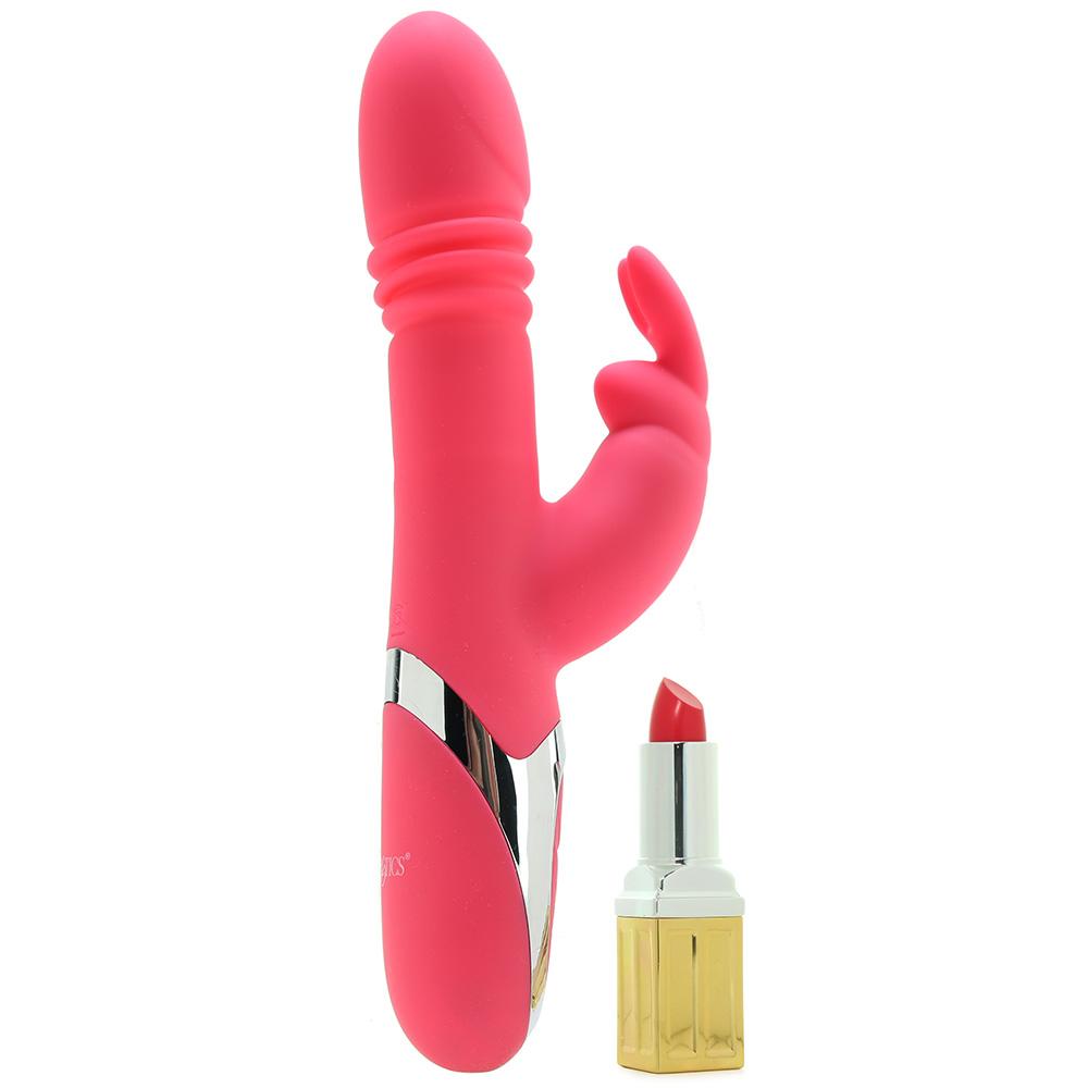 Enchanted Exciter Thrusting Rabbit Vibe in Coral