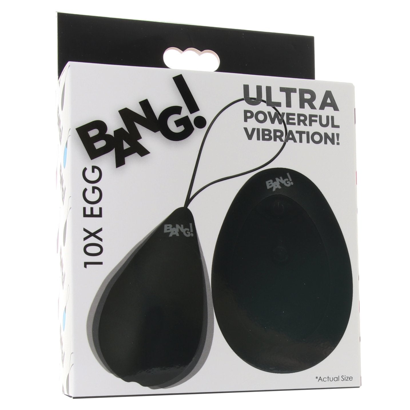 Bang! 10X Remote Controlled Egg Vibe in Black