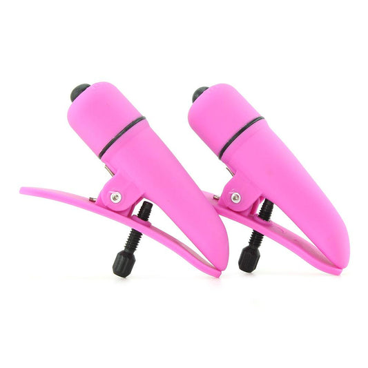 nipple play Vibrating Nipplettes in Pink