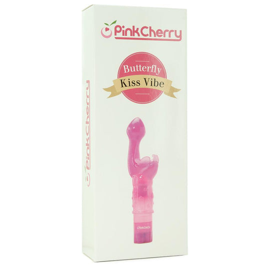 PinkCherry Butterfly Kiss Vibrator in Pink